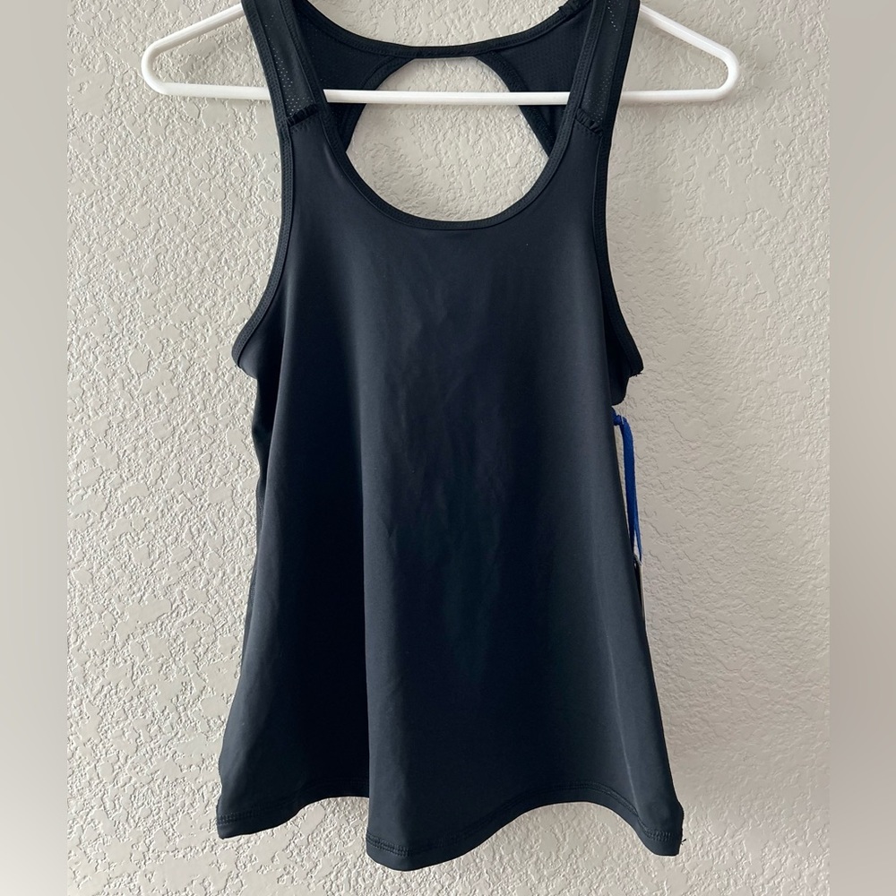 🆕 American Eagle Black Workout Tank with Detailing | XS